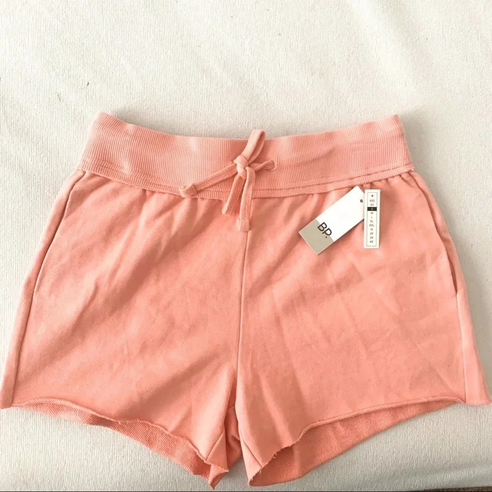 NWT BP Women’s Pink Lounge Shorts Size XS Soft Drawstring Waist Casual Comfy